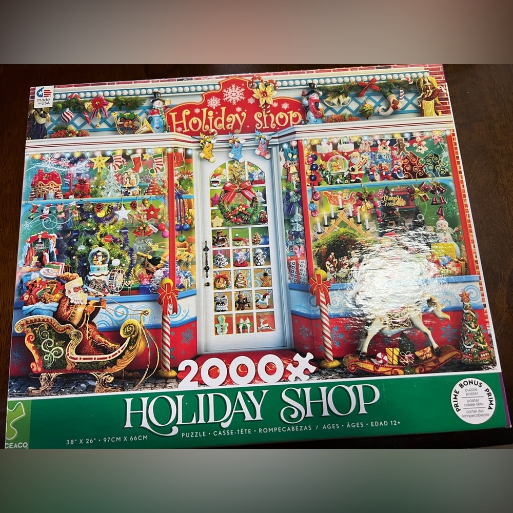 Holiday Shop 2000 Piece Puzzle New